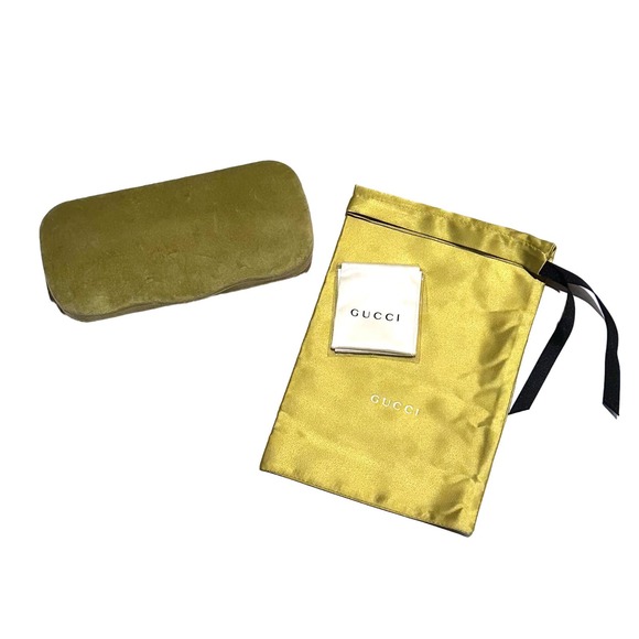 Gucci Accessories - Gucci Velvet Eyeglasses Sunglasses Case with Satin Bag and Lens Cloth